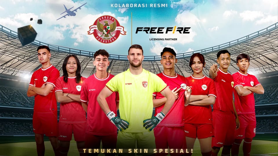Free Fire X PSSI: Jersey Timnas Indonesia Hadir Dalam Dunia Virtual